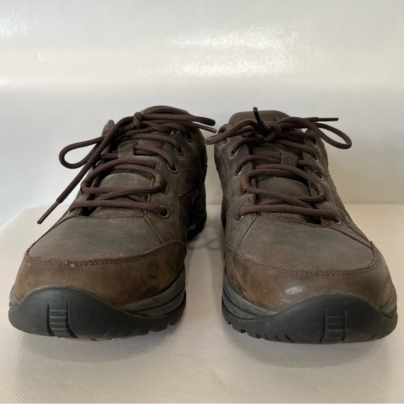 Abeo Atoka Brown Leather Sneakers Vibram Footwear - Picture 3 of 9